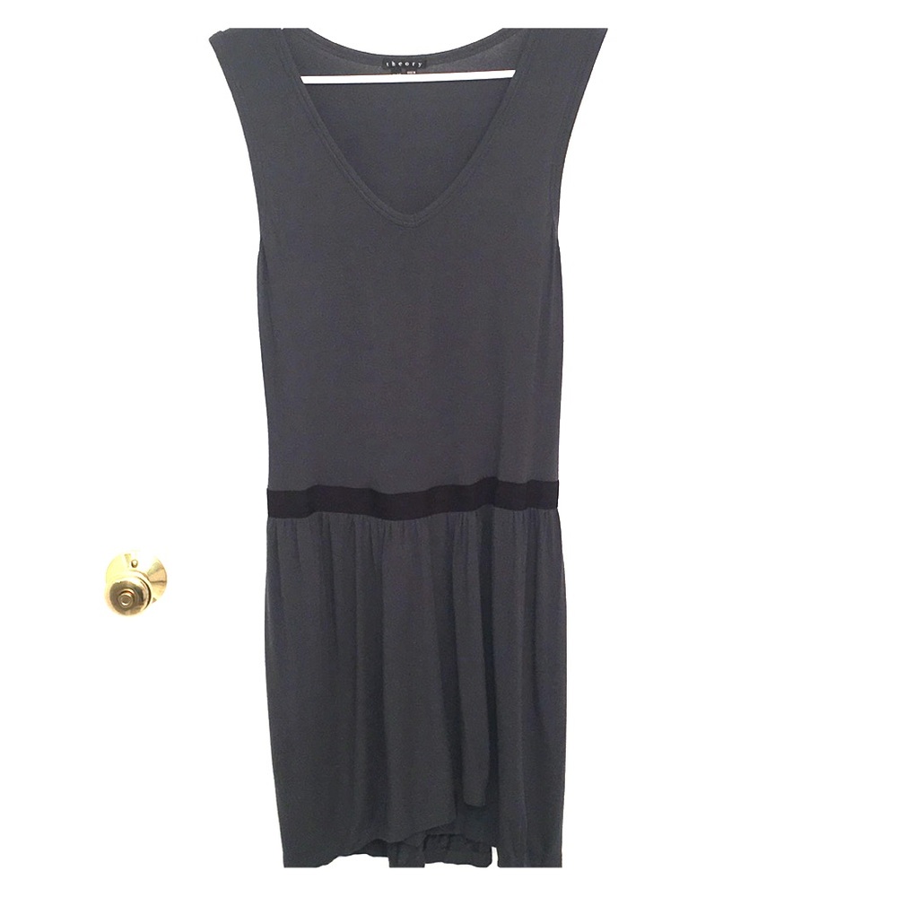 Dark green theory tank dress